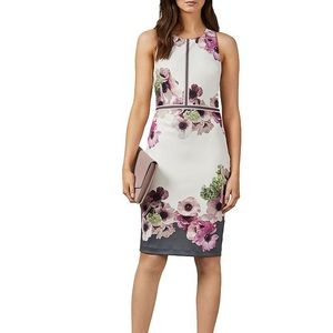 Ted Baker NWOT Cocktail Dress with Buckle Back, Size 1